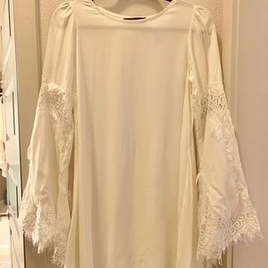 Bohemian Lace Tunic Dress